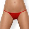 OBSESSIVE LUIZA THONG RED L/XL - OBSESSIVE PANTIES / TANGAS