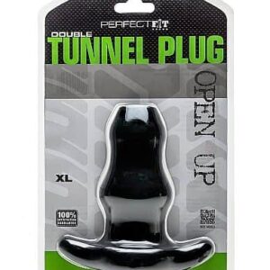 Avis Double Tunnel Plug Noir XL Perfect Fit