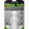 Vente Double Tunnel Plug Transparent Perfect Fit